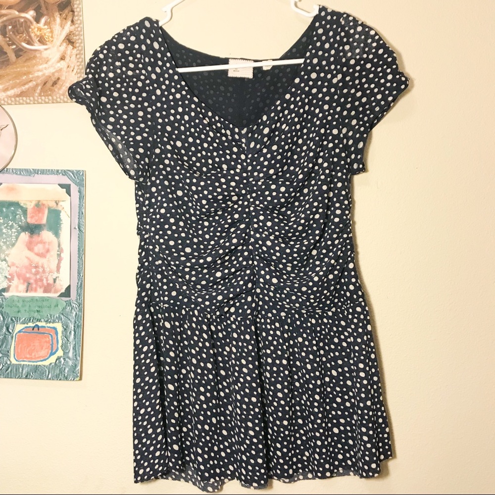 Anthropologie Shirt | Postmark Polka Dot Top